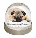 Advanta Group Pug Dog-With Love Photo Snow Globe Waterball