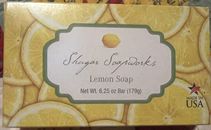 Shugar Soapworks Soap Bar Lemon 6.25oz Plant Based Made in USA