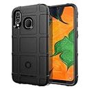 SmartLike Rugged Kickstand Case Cover for Samsung Galaxy A40 SM-A405FN/DS - Black