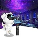 Astronaut Star Projector - Galaxy Night Light Veilleuse d'astronaute télécommandée avec minuterie pour salle de jeux, chambre, Noël, anniversaire, Saint-Valentin, cadeaux pour enfants et adultes