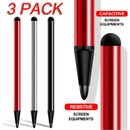 [3 Packs] 2 In 1 Phone Touch Screen Stylus Pen, Dual-functions Stylus Pen For Iphone 14 13 12 11 Pro Max X S23 S22 5g Plus Tablets, For Ipad Air Pro Mini Tab Gps Pda