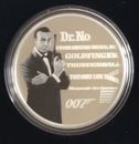 Sean Connery James Bond 007 moneta a prova d'argento da 1 oz rara molto ricercata dopo Coll