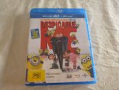 Despicable Me | 3D + 2D Blu-ray (Blu-ray, 2010) Region B Steve Carell