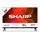 SHARP Frameless Smart TV 24 Inch HD Ready LED Smart Android Television 24FH2KA