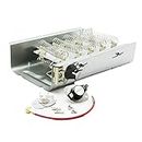 Napco Heavy Duty Clothes Dryer Replacement Heating Element 8565582 | Whirlpool, Kenmore, Maytag, Roper, Kitchenaid, Estate Sears, and Magic Chef| Includes Thermostat Kit 279816