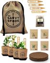 Indoor Herb Garden Starter Kit - Non GMO, Heirloom Herb Seeds - Cilantro, Oregan