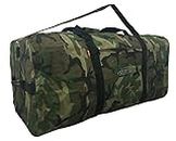 Heavy Duty Cargo Duffel Large Sport Gear Drum Set Equipment Hardware Travel Bag Rooftop Rack Bag, Camouflage, 30" x 15" x 15"
