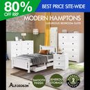 ALFORDSON Bedroom Suite Bedside Table Chest of Drawers Hamptons Storage Cabinet