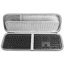 Geekria Keyboard Carrying Case Replacement for Logitech MX Keys Keyboard/MX Keys S Wireless Keyboard Case, Case for MX Keys Keyboard and Pebble Wireless Mouse Combo Case (Graphite)
