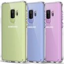 For Samsung Galaxy S9/S9 Plus/S8 Phone Case Clear Cover + Tempered Glass Screen