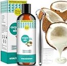 TikTok Coconut Pulling Oil & Mint Oil Pulling Mouthwash with Tongue Scraper, Natural Pulling Oil with Coconut & Peppermint Oil-Mouthwash for Oral Care, Supports Healthy Gums, Teeth Whitening&Fresh Breath