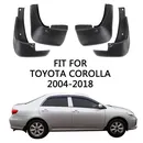 Mudflaps Splash Guards For Toyota Corolla 2004-2018 Front Rear Mudguards Fender PVC Mud Flaps