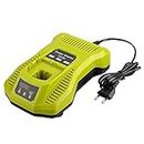 FABOBJECTS® Dual Chery IntelliPort Charger for All Ryobi 12V-18V ONE Lithium Battery & NiCad Universal Battery Charger Ryobi One P104 P105 P102 P103 P107 P108 18V Tools