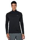 Under Armour Men's Under Armour Men's Tech ½ Zip Long Sleeve Shirt, Black (001 Charcoal, Medium UK