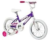 Dynacraft Magna Starburst Girl's Bike (16-Inch, Purple/White/Pink)