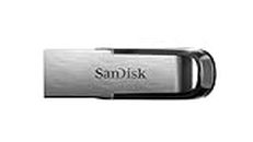 SanDisk Ultra Flair USB 3.0 128GB Flash Drive High Performance up to 150MB/s (SDCZ73-128G-G46), Black, Silver
