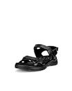 ECCO Women's Yucatan 2.0 Sport Sandal, Black Patent, 7-7.5