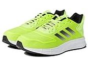 adidas Men's Duramo 10 Running Shoe, Solar Yellow/Black/Matte Silver, 11