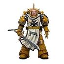 Pipigirl JoyToy 40K Genuine License 1:18 Action Figure, Imperial Fists Sigismund First Captain of The Imperial Fists, 4.92 inch Collectible Action Figures Kits