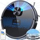 Lubluelu Robot Vacuum Cleaner with Mop 4000Pa, 2 in 1 Robot Vacuum, Lidar Navigation, 5 Real-Time Mapping,10 No-go Zones, Wifi/App/Alexa, Laser Robotic Vacuum Cleaner for Pet Hair, Carpet,Hard Floor