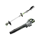 EGO ST6151LB 15-Inch 56-Volt Lithium-ion Cordless POWERLOAD�™ String Trimmer with Aluminum Telescopic Shaft & 615 CFM Blower Combo Kit with 2.5Ah Battery and Charger Included