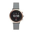 FOSSIL Women's Gen 4 Venture Smartwatch smart Display and Leather Strap, FTW6016