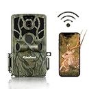 WiFi Trail Camera Real 48MP 4K HD, usogood Game Cameras with Motion Activated Night Vision IP66 Waterproof, Hunting Camera 120° PIR Range, APP Bluetooth Trail Cam for Outdoor Wildlife Monitoring