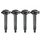 ACROPIX Automotive Engine Ignition Coils Pack Assembly Gray Fit for Toyota Tacoma 2000-2004 No.9091902237 - Pack of 4