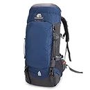 Travel Backpack for Women Men - 65L Hiking Backpack Multiple Pockets Waterproof Outdoor Sport Large Travel Daypack for Men Women Camping Trekking Touring
