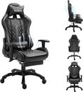 Gaming Chair with Footrest, Computer Desk Chair, PC Gaming Chair for Adults 2024