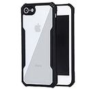 CarryWrap TPU+Plastic Transparent Hard Back Cover Case For Apple Iphone 5/ Apple Iphone 5S, Multi-Colored