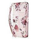 iPhone SE 2020 Case Marble, Phone Case iPhone 7 / iPhone 8 for Girls Women with Card Holder Slots Magnetic Kickstand Full Protection Shockproof PU Leather Flip Folio Wallet Cover, Rose Gold Gilding