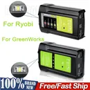 Adapter For Ryobi For GreenWorks 40V Li-ion Battery Adapter With USB Type C LED