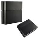 eXtremeRate Solid Matte Black HDD Bay Hard Drive Cover Shell, Replacement Top Case Faceplate Compatible with ps4 Console - Console NOT Included