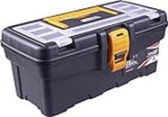 Eco Master Series tool boxes with removable tote tray and organiser compartments built into the lid. With sturdy plastic catches and carrying handle (13 Inch)