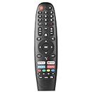 RCKGNTV005 IR Remote Control Compatible With Kogan Series 9 Smart TV RQ9510 RT9220 RT9210 V005 KAQLED65RQ9510SVA Replacement Controller With Netflix YouTube PrimeVideo Google Play Buttons (No Voice Function)