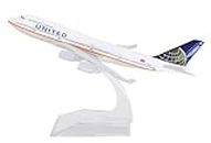 Toytle United Airlines B747 16cm Diecast Model Aircraft