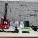 Consola Sony Playstation2 Slim - Paquete Guitar Hero - Guitarra, 4 Juegos y Cuerdas