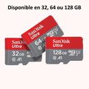 Carte Micro SD sandisk ULTRA 32, 64 ou 128 Go pour drone go pro téléphone APN