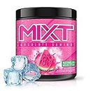 MIXT Energy Drink Mix, Energy Powder, 8 Hour Energy Formula, Designed for Concentration, Focus, and Hours of Energy Without the Crash, Sugar Free (60 Servings, Watermelon Rush)