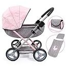 Dolls Pram Cosy Set 4 in 1 for Dolls up to 18"