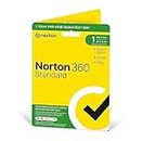 Norton 360 Standard 2024, Antivirus software for 1 Device and 1-year subscription with automatic renewal, Includes Secure VPN and Password Manager, PC/Mac/iOS/Android, Activation Code by Post
