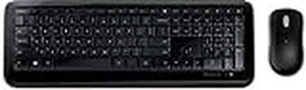 Microsoft – Wireless Desktop 850 – Ensemble clavier et souris sans fil avec récepteur USB – Clavier AZERTY français – Noir (PY9-00005)