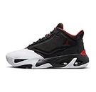 NIKE Jordan Max Aura 4 Mens Trainers Sneakers (UK_Footwear_Size_System, Adult, Men, Numeric, Medium, Numeric_10), Black White Gym Red, 11