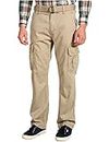 Unionbay Men's Survivor Iv Relaxed Fit Cargo Pant - Reg and Big and Tall Sizes, Desert, 32x32