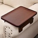 SINWANT Sofa Arm Tray, Couch Arm Table for Tray, Sofa Arm Rest Table for Couch Tray Suitable for Home Drinks Coffee Table,Eat Fruit on Sofa Clip on Table