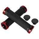 Welsberg 1 pair BMX Handlebar Grips for Mountain and City Bikes, Non-Slip Lock on Bicycle Grips