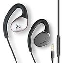 Avantree Resolve - Kabelgebundene Open-Ear-Kopfhörer mit Mikrofon(für kleine, mittlere Ohren) Musik, Anrufe, Umgebungsmodus, Bedienung direkt am Kabel, mit Over-Ear-Bügel, 3,5-mm-AUX- Anschluss