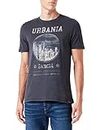 Garcia Men's T-Shirt, betonfarben, S