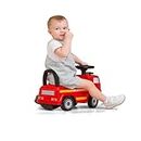 SPWVIP Push Car Mercedes-Benz-Actros Ride On Push Car Fire Engine Push Cars for Toddlers 1-3 Years with Horn, Under Seat Storage, Foot-to-Floor Ride On Toy Car (Red)